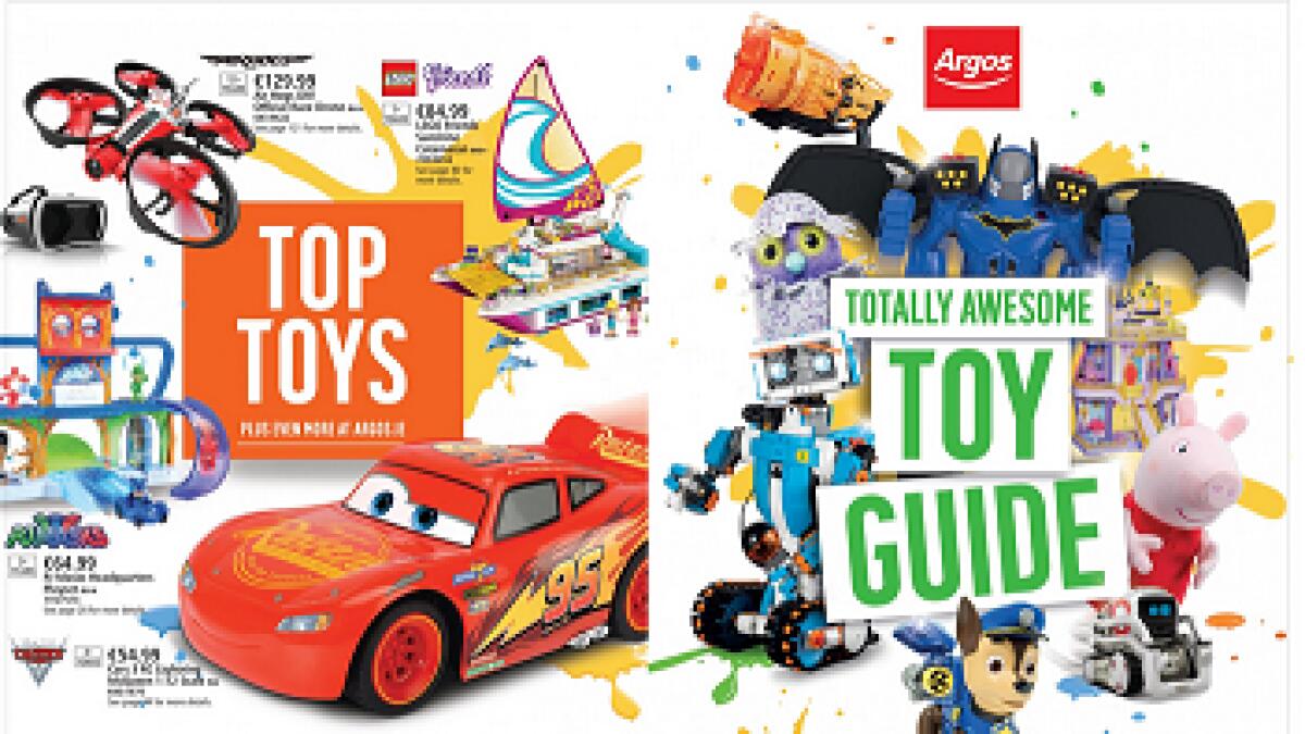 Argos launches first ever children's toy catalogue for Christmas