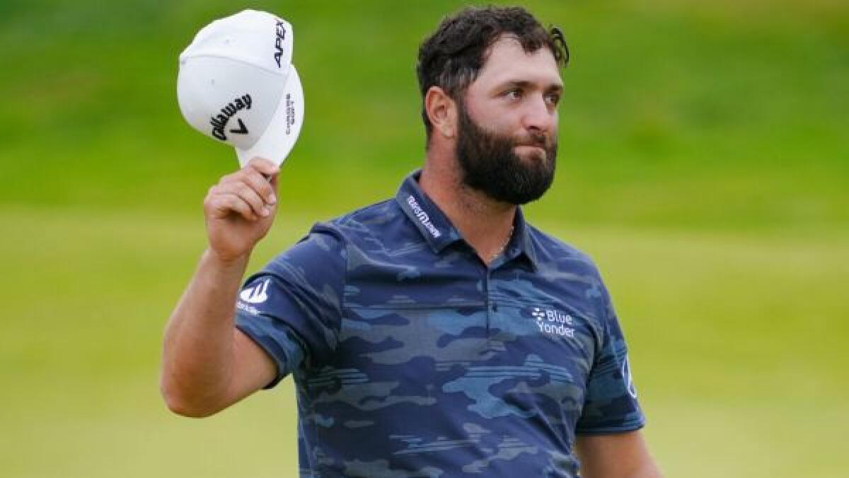 Jon Rahm shoots stunning 63 to surge into contention at The Open ...