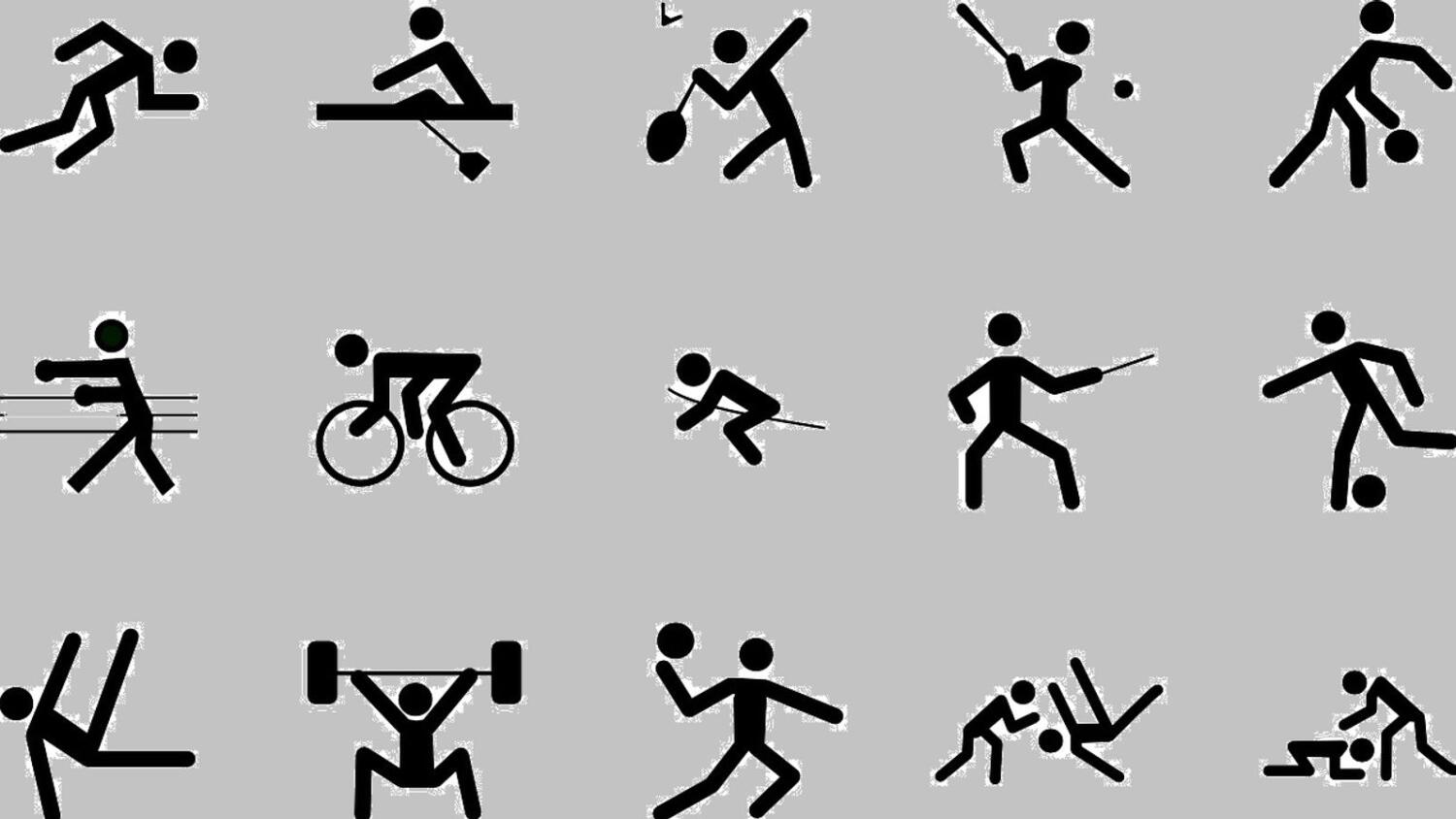 Символы разных видов спорта