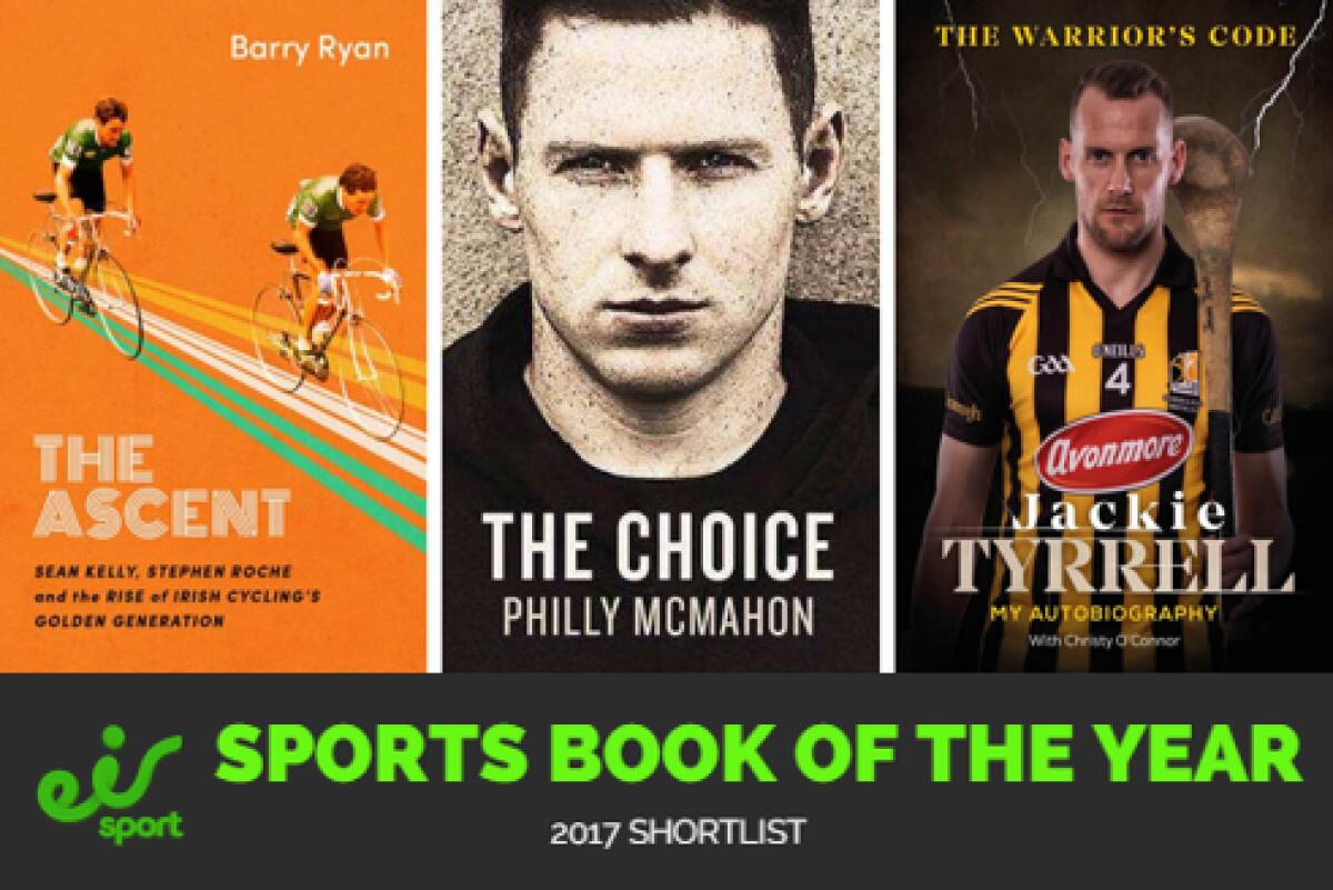 Shortlist announced for the eir sport Sports Book of The Year Nenagh