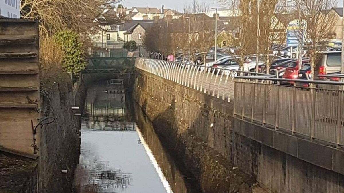 Mayo County Council and the Inland Fisheries are trying to establish the source of a oil leak that has entered the Castlebar Town River from an underground steam at Linenhall Street.