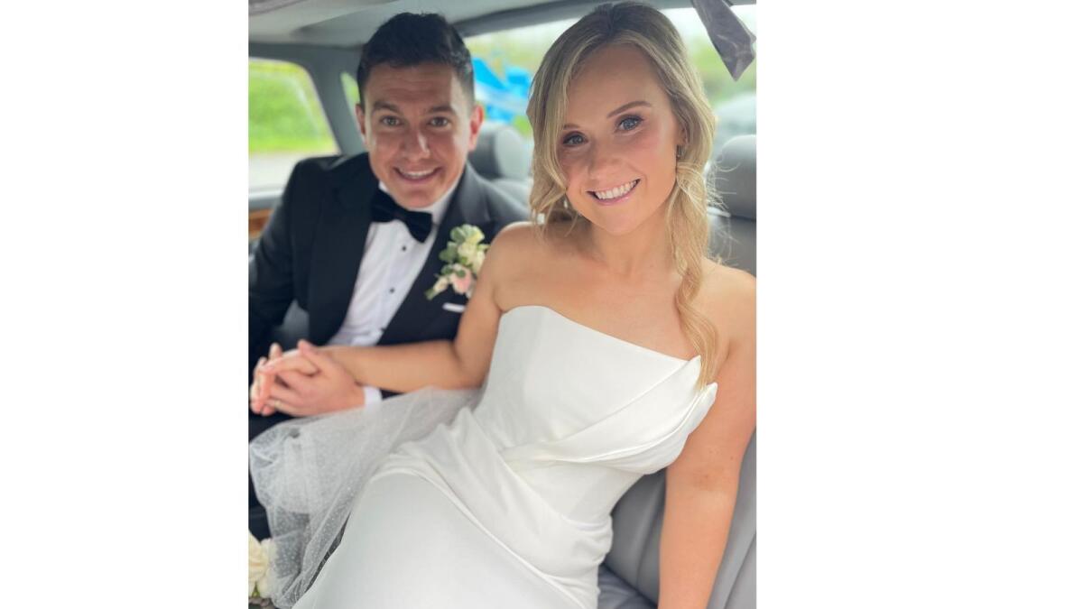 There were great celebration on Friday, May 3 as Raharney hurling star Joey Boyle married his long-time partner Avril Corbett in Dysart. 