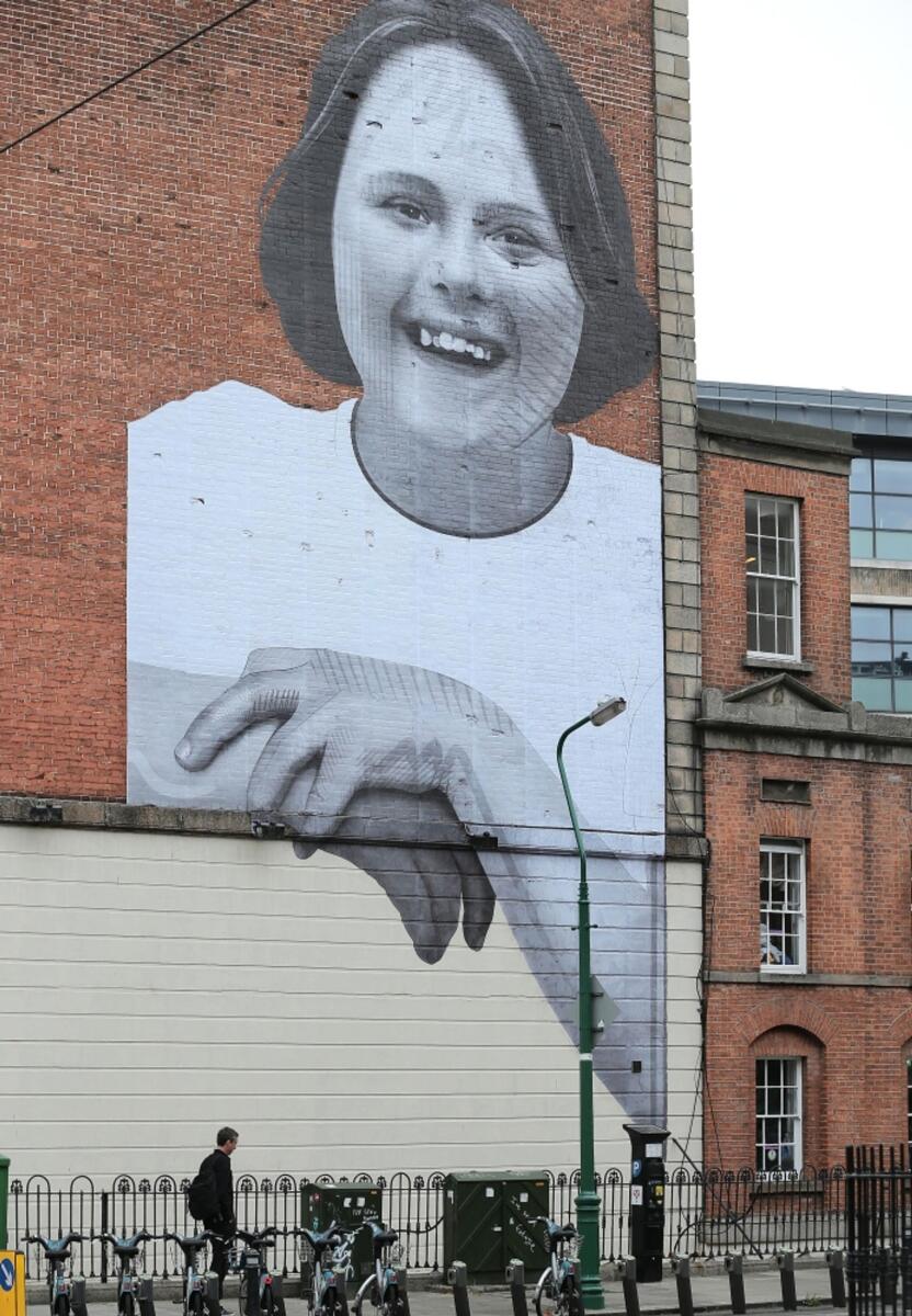 Local artist creates 60-foot mural for Down Syndrome campaign | Offaly ...