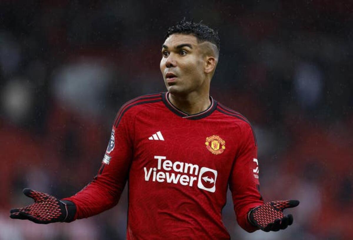 Casemiro was absent for Manchester United
