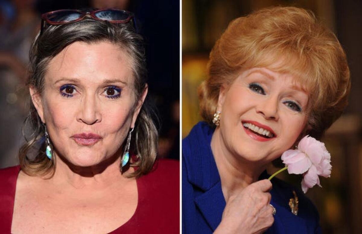 Carrie Fisher and Debbie Reynolds memorial