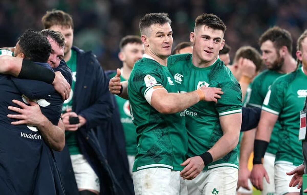 Dan Sheehan, right, is the fourth Irish player to have sustained a hamstring injury in the past fortnight
