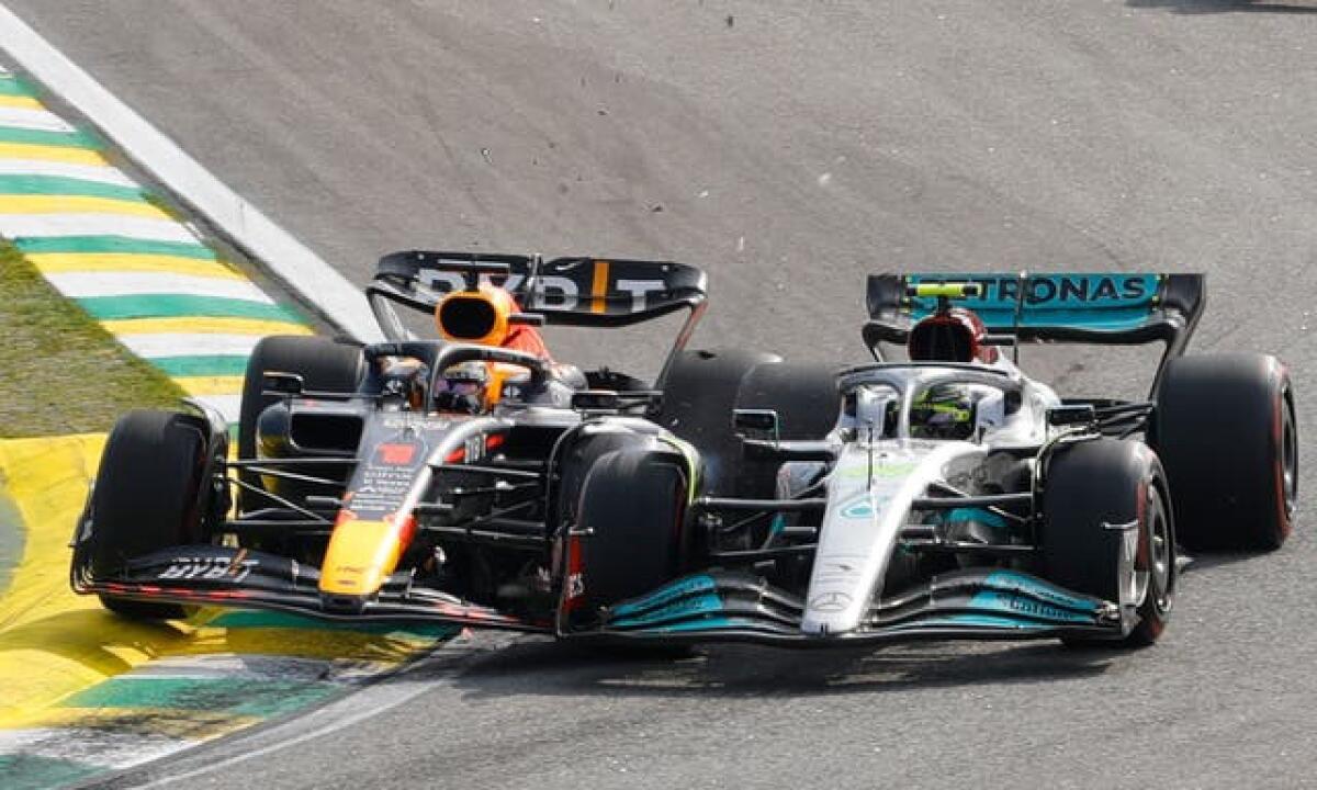 Verstappen collided with Lewis Hamilton in Brazil 
