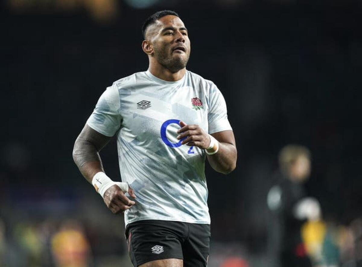 Manu Tuilagi has stayed in England camp despite being banned