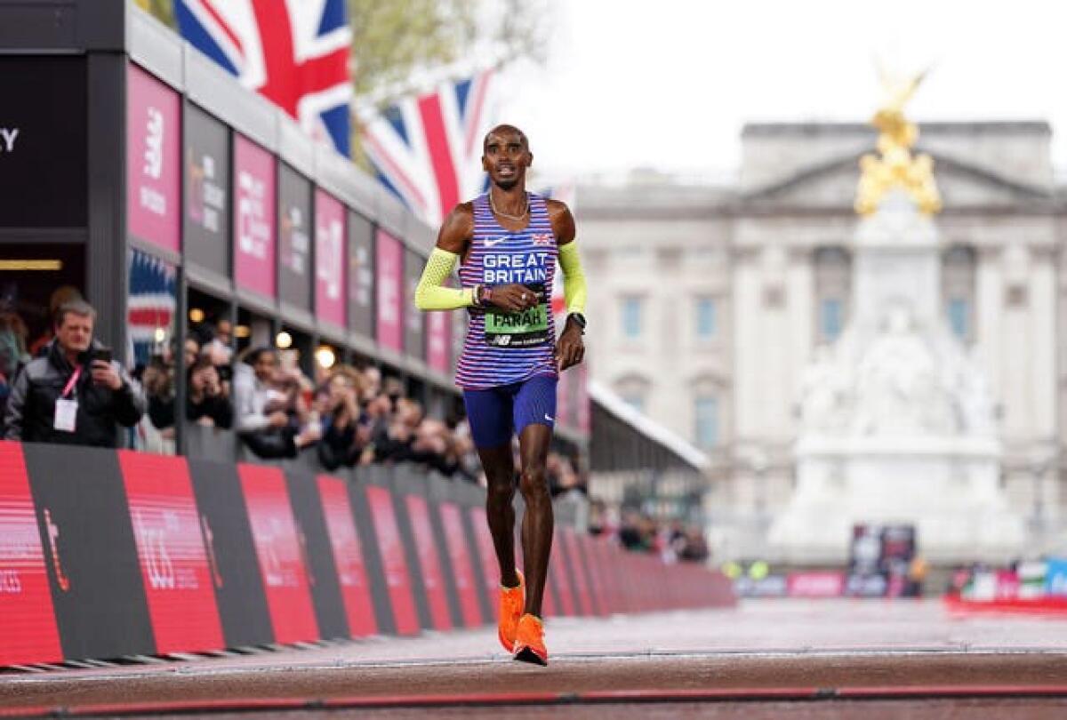 Sir Mo Farah finished his final marathon in ninth place