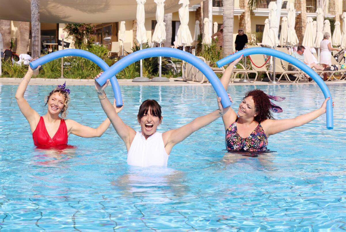 Davina McCall at the TUI BLUE Friends Reconnected holiday in Cyprus