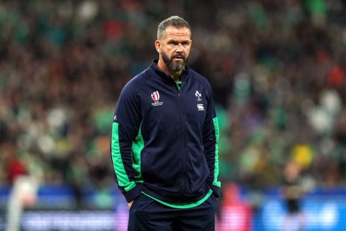 Ireland head coach Andy Farrell made minimal selection changes