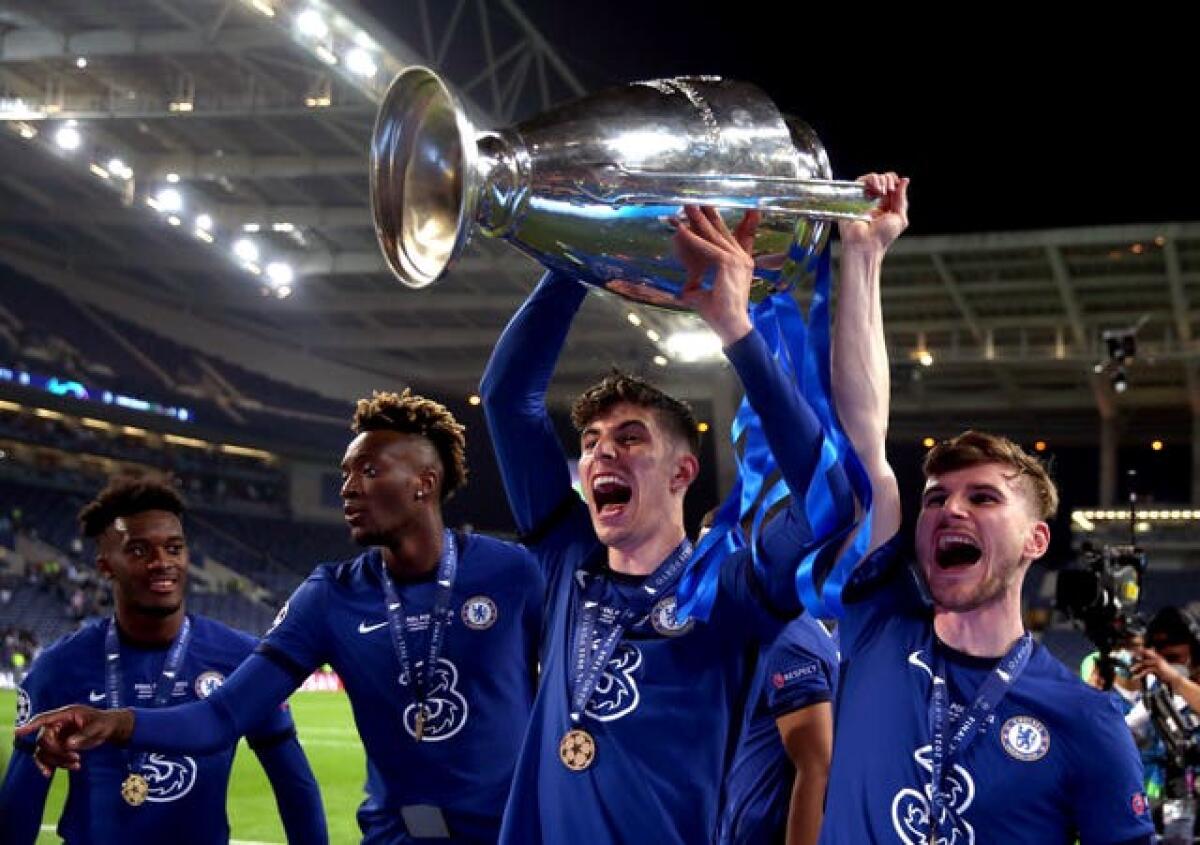 Havertz hit the winner as Chelsea beat Manchester City to win the Champions League in 2021