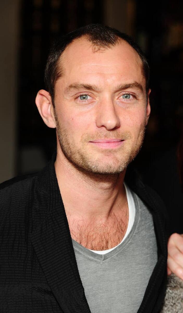 British actor Jude Law at the NMYT fundraiser in London