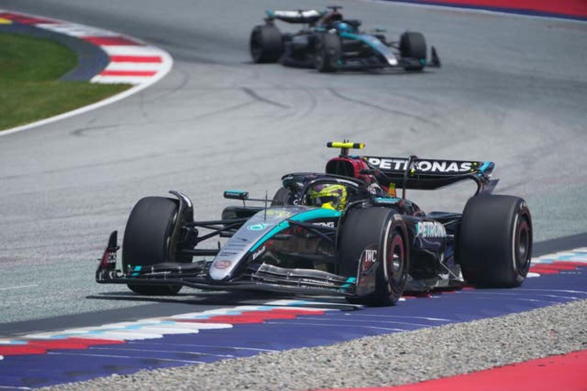 Lewis Hamilton finished fifth in practice for the Austrian Grand Prix 