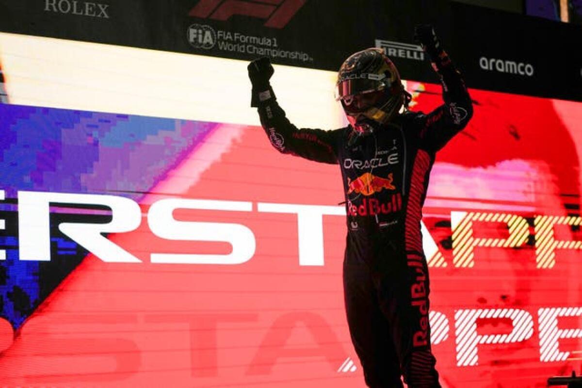 Verstappen eased to victory