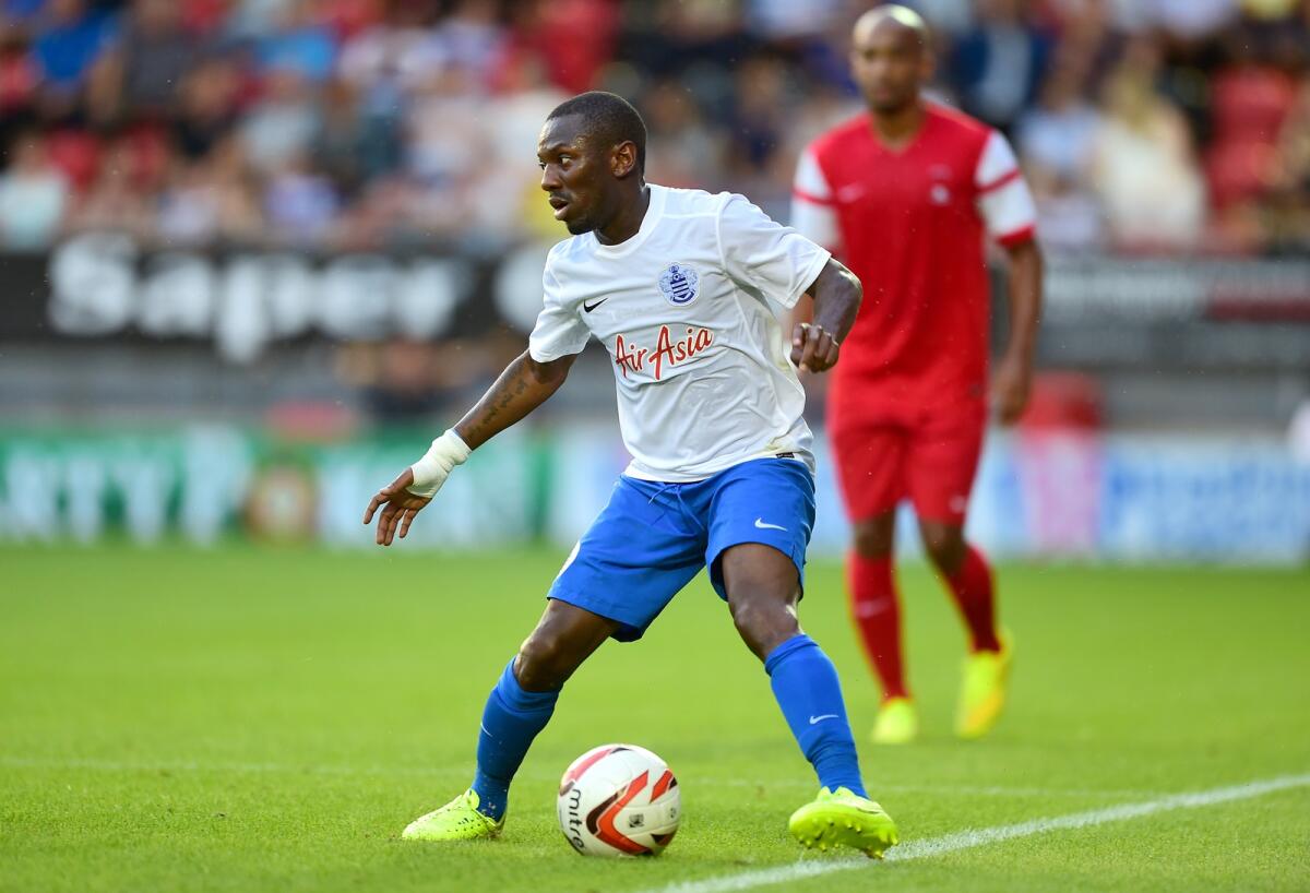 Shaun Wright-Phillips playing a pre-season friendly match at Queens Park Rangers in 2014 
