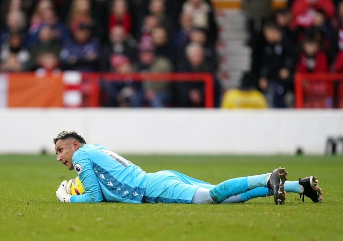 Navas had the answer to everything Leeds threw at him in the first half 