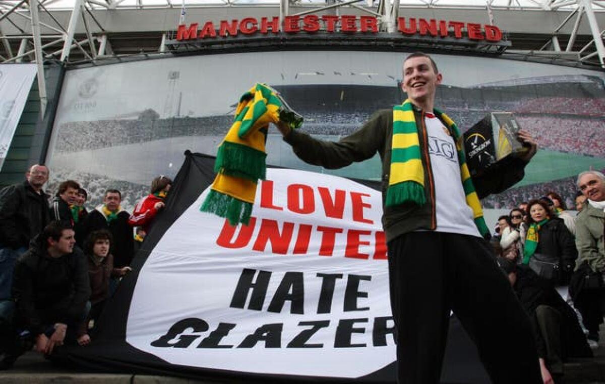 United owners the Glazer family have never been popular with the vast majority of the club's fans