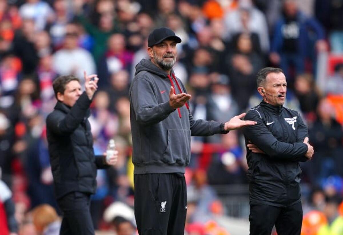 Jurgen Klopp's Liverpool suffered a shock setback against Crystal Palace