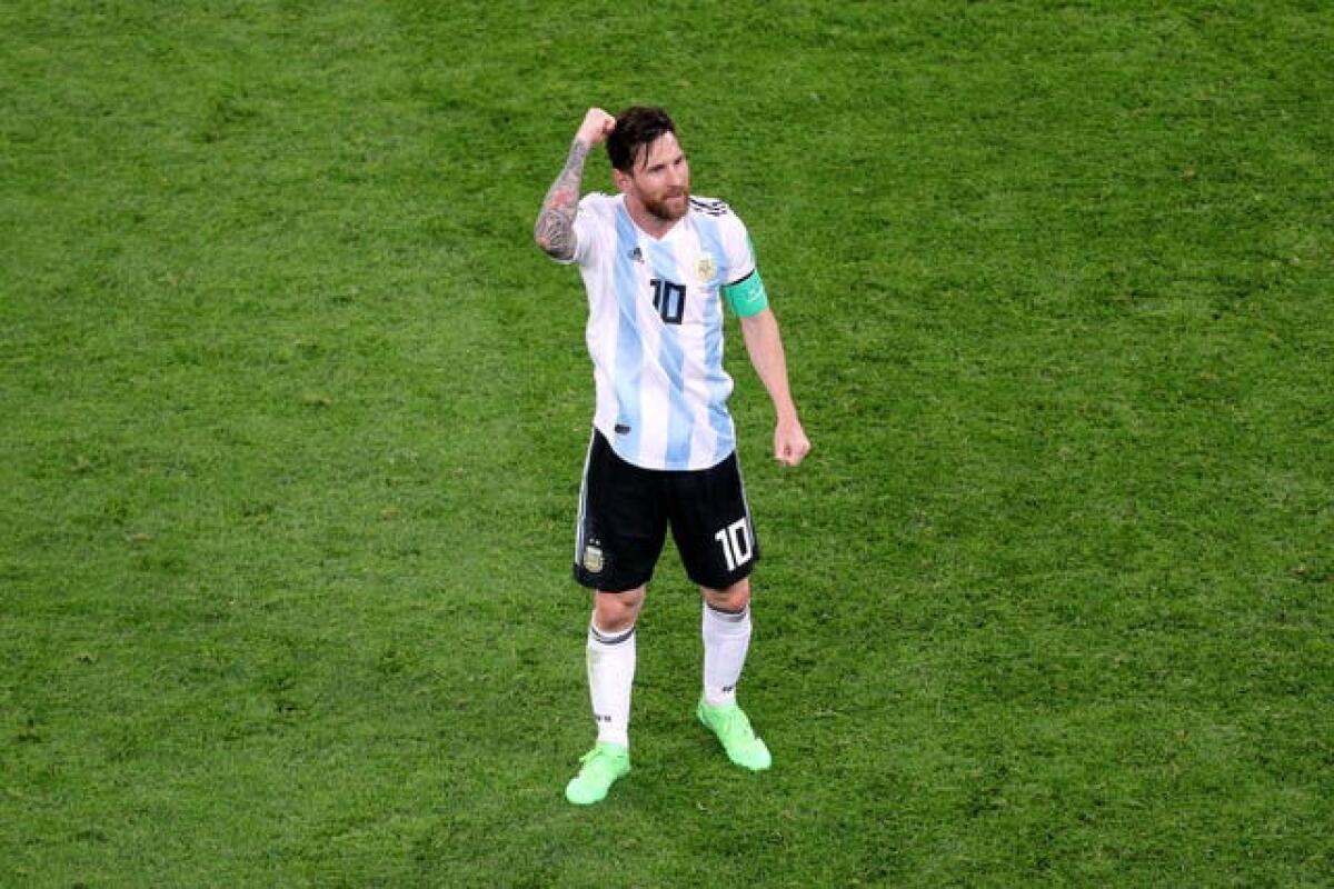 Lionel Messi at the 2018 World Cup