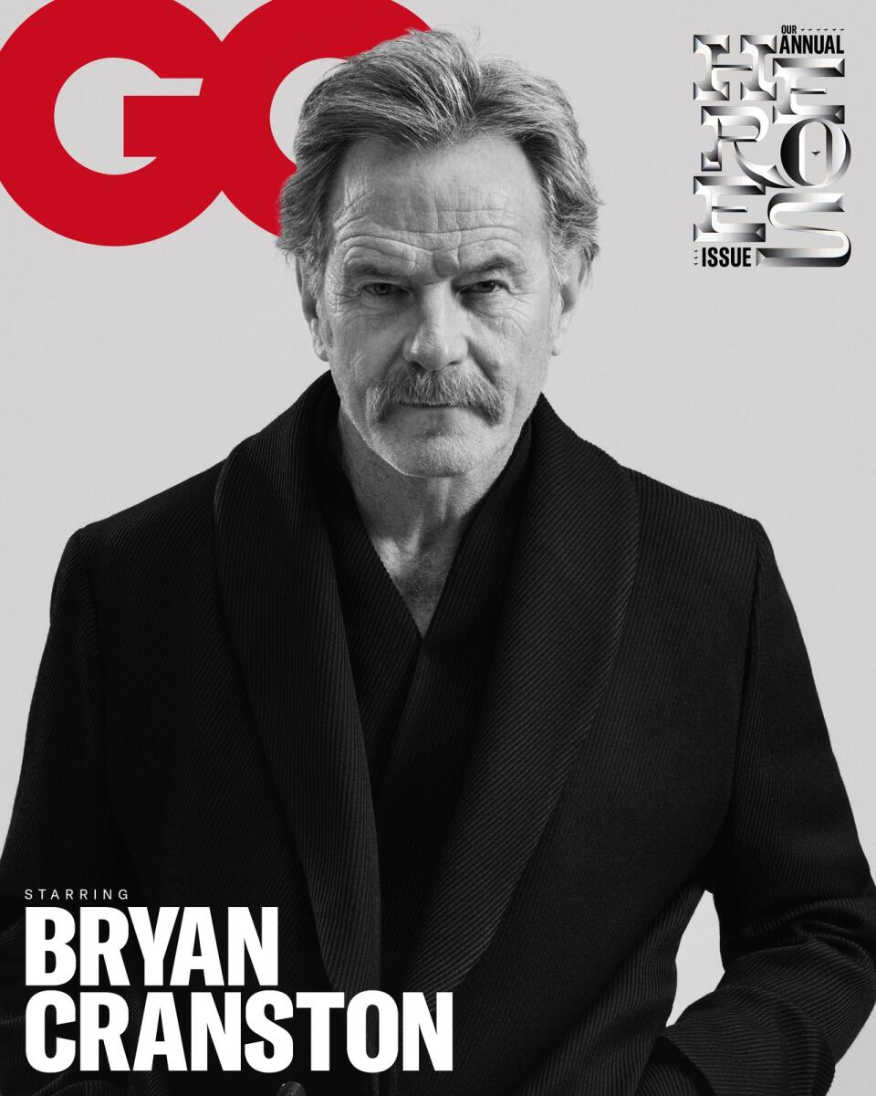  BRYAN CRANSTON COVERS BRITISH GQ’s SUMMER ISSUE