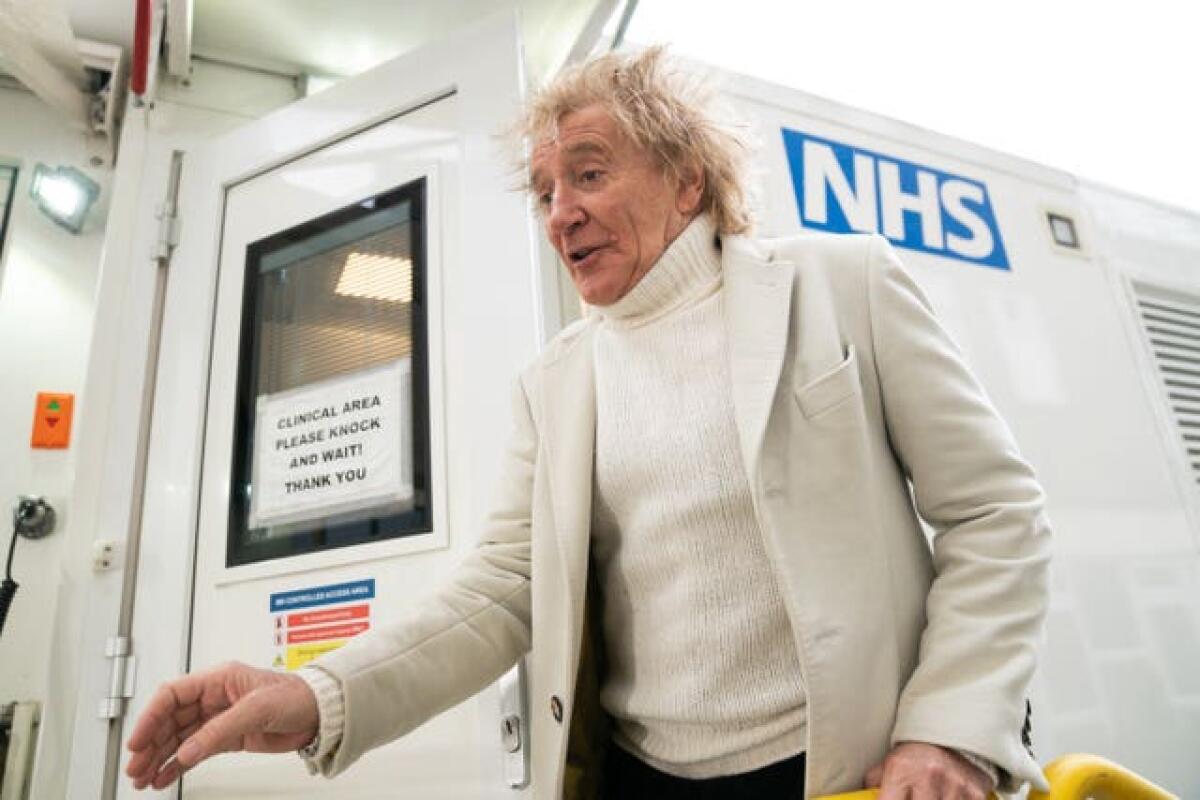 Rod Stewart hospital scan payments
