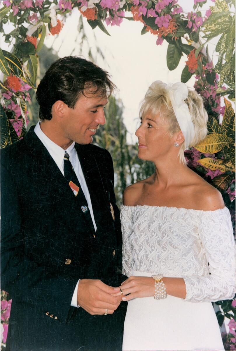 Martin married Shirlie Holliman in St Lucia (Martin Kemp/PA)