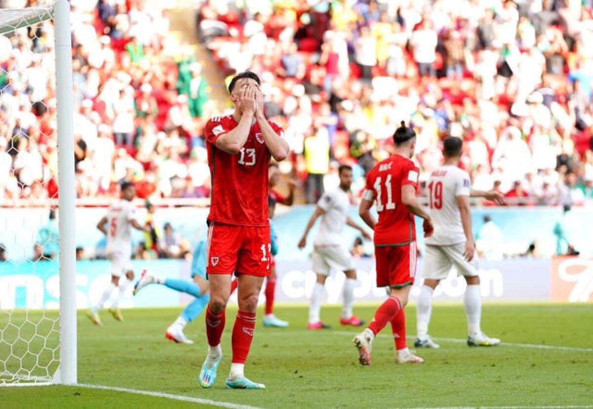 Wales’ Kieffer Moore had said he would trouble Iran's defence
