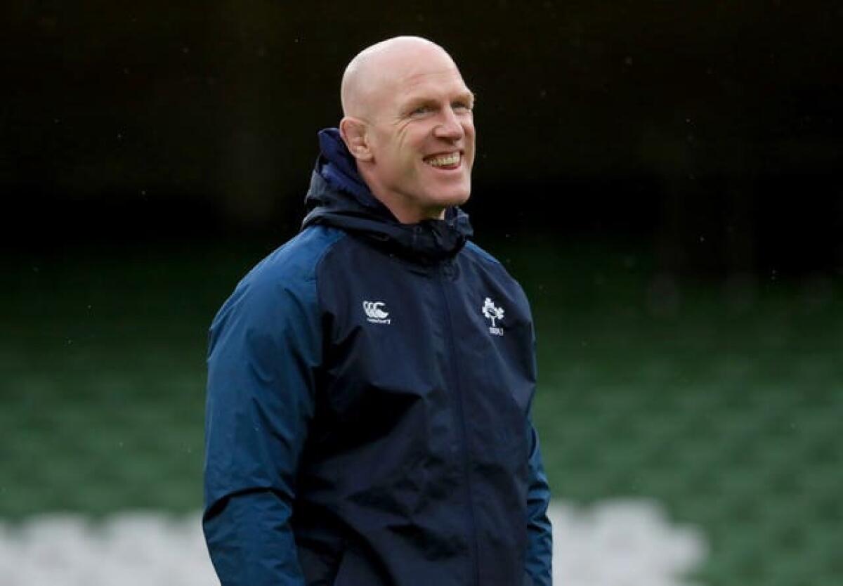 Paul O'Connell is a key member of Ireland's coaching staff