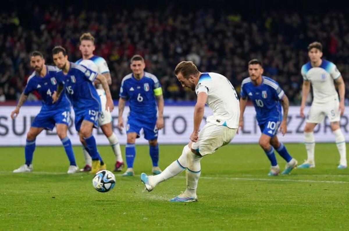 Italy v England – UEFA Euro 2024 Qualifying – Group C – Diego Armando Maradona Stadium