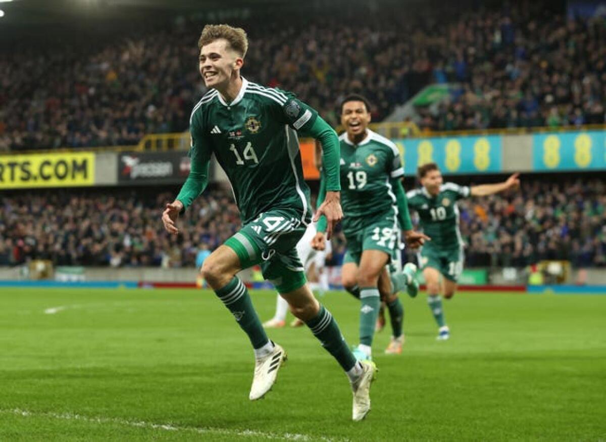Isaac Price scored for Northern Ireland