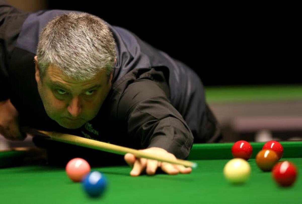 Rod Lawler, pictured, awaits Ronnie O'Sullivan