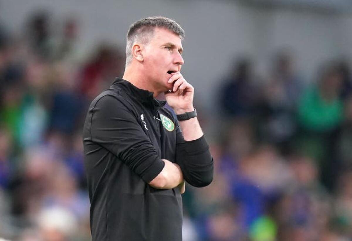 De Ierse coach Stephen Kenny kreeg zware kritiek na de nederlaag in Athene