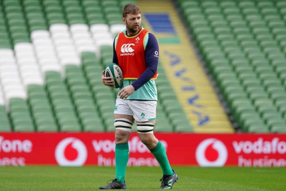 Iain Henderson, pictured, replaced Tadhg Beirne in Ireland's win over France