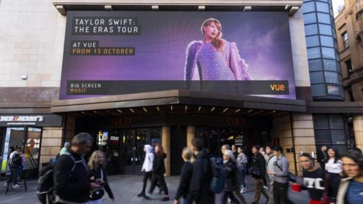 De concertfilm van Taylor Swift behaalde op de openingsdag topverkopen