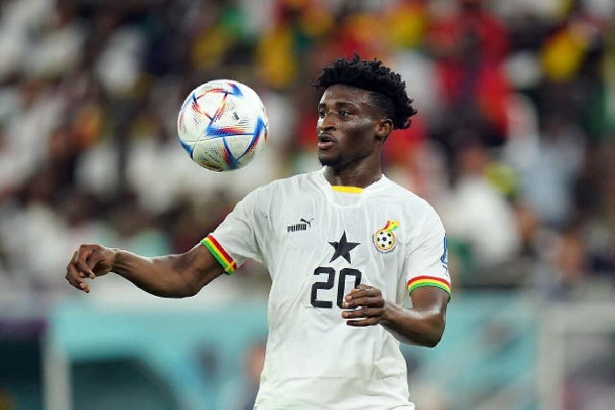 Ghana's Mohammed Kudus during the FIFA World Cup Group H match 
